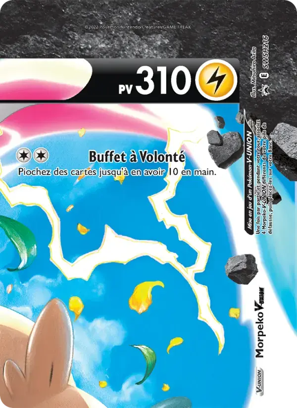Carte Pokémon Morpeko V-UNION #SWSH216 — Promos Épée et Bouclier