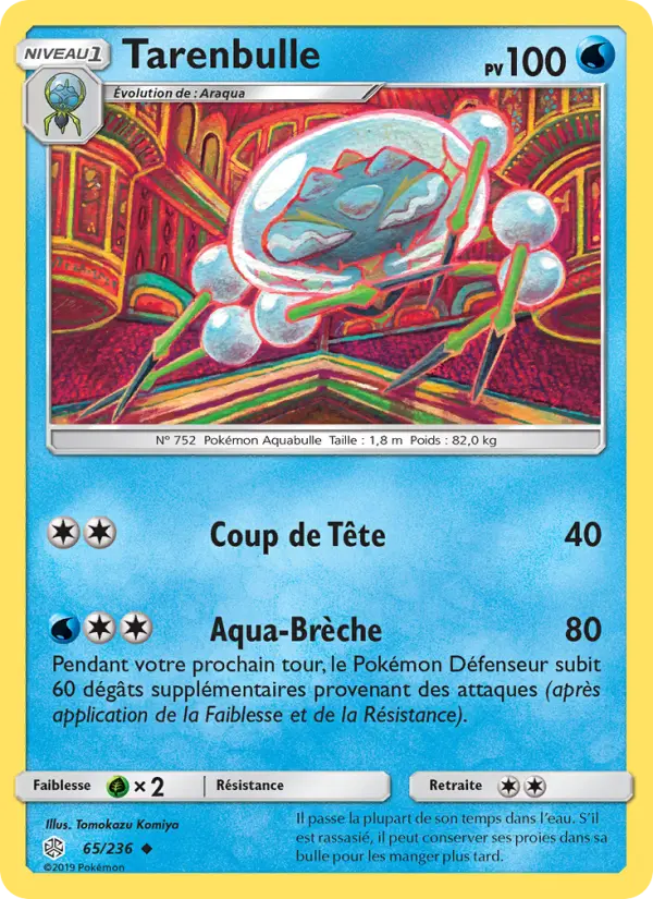 Carte Pokémon Tarenbulle #65 — Éclipse Cosmique