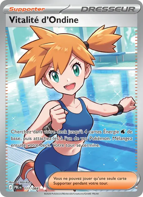 Carte Pokémon Vitalité d'Ondine #111 — Nuit Noire