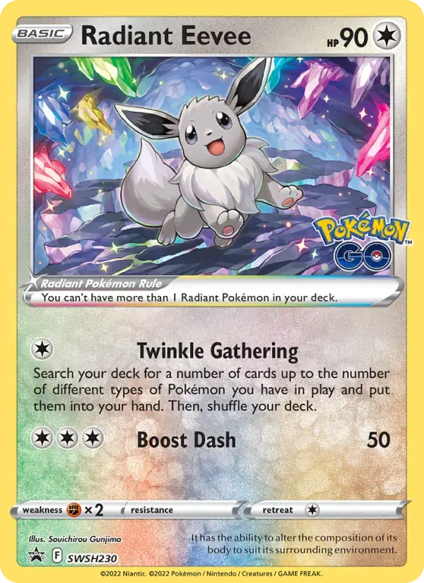 Radiant Eevee #SWSH230 — Sword & Shield Promos