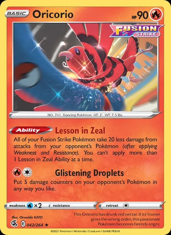 Oricorio #42 — Fusion Strike