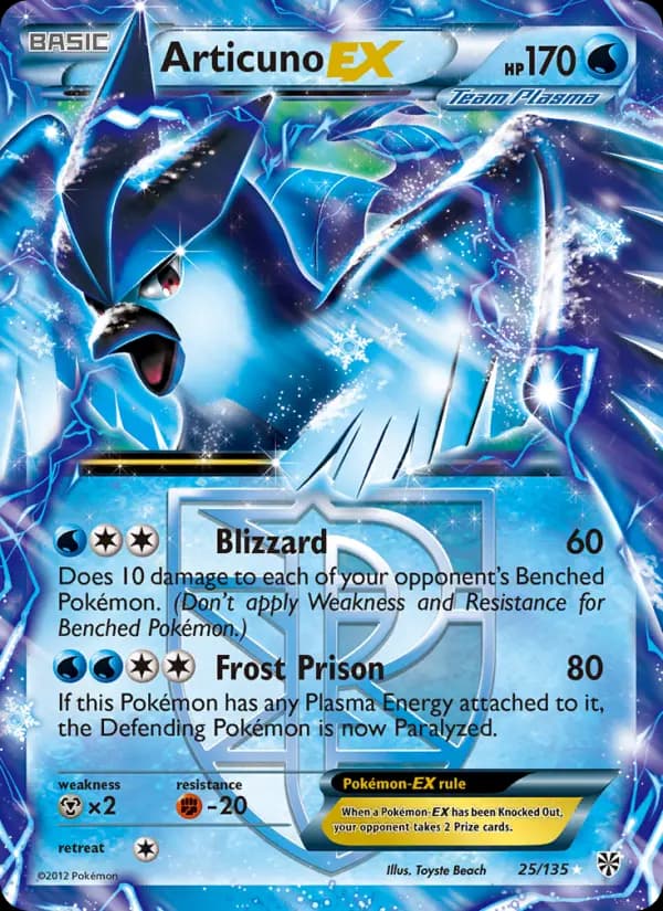 Articuno-EX #25 — Plasma Storm