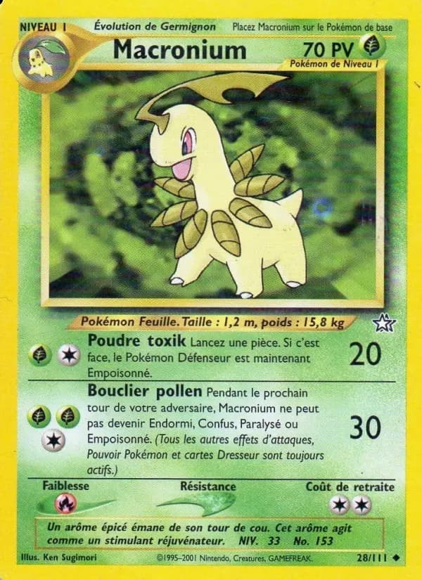 Carte Pokémon Macronium #28 — Neo Genesis