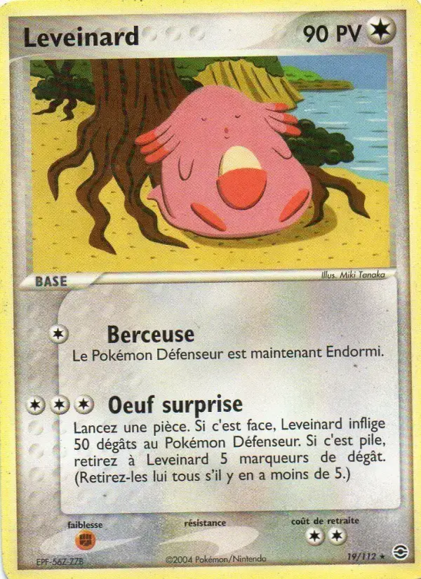 Carte Pokémon Leveinard #19 — Rouge Feu & Vert Feuille