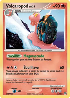 Carte Pokémon Volcaropod #45 — Duels au Sommet