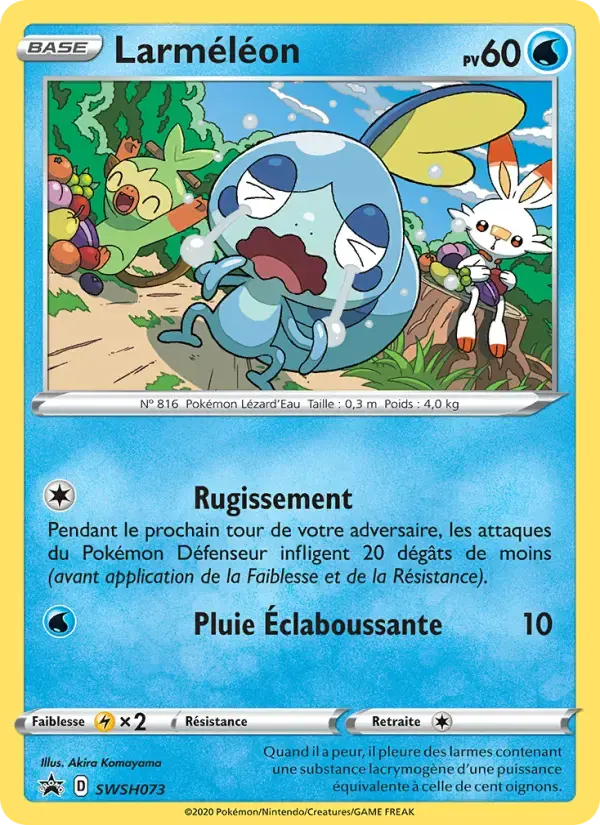Carte Pokémon Larméléon #SWSH073 — Promos Épée et Bouclier