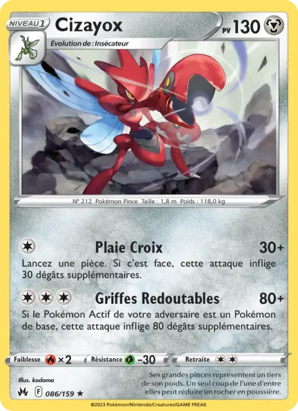 Carte Pokémon Cizayox #086 — Zénith Suprême