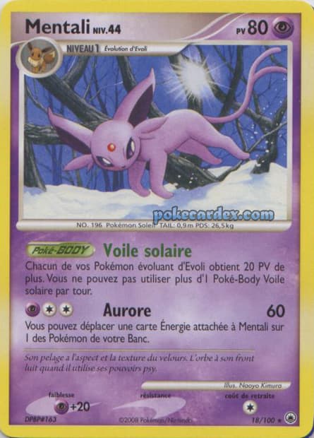 Carte Pokémon Mentali #18 — Aube Majestueuse