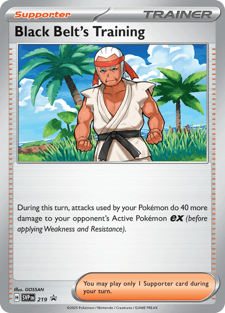 Carte Pokémon Entraînement de Karatéka #219 — Promos Écarlate et Violet