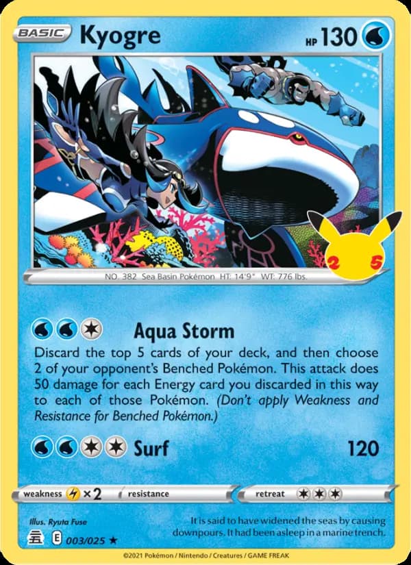 Kyogre #3 — Celebrations