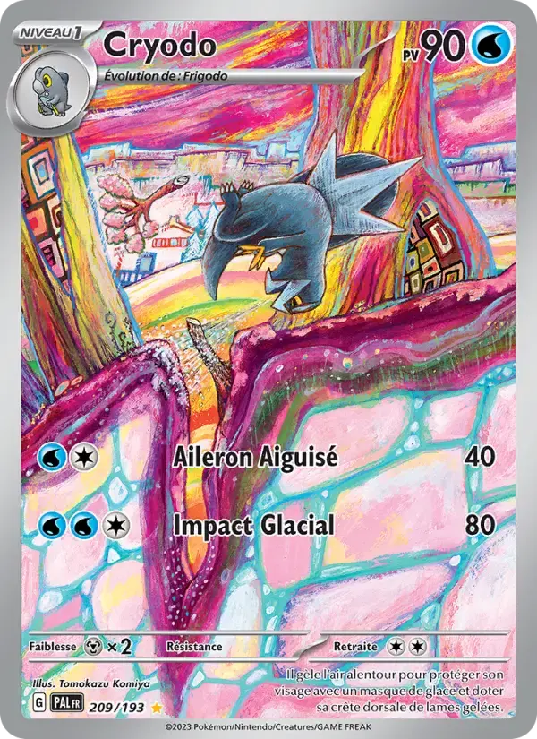 Carte Pokémon Cryodo #209 — Évolutions à Paldea