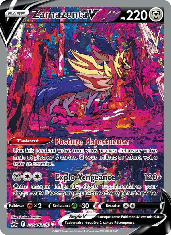 Carte Pokémon Zamazenta V #GG54 — Zénith Suprême