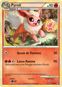 Carte Pokémon Pyroli #44 — L'Appel des Légendes