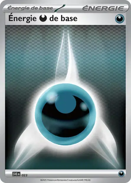 Carte Pokémon Énergie Obscurité #023 — Énergies Écarlate et Violet