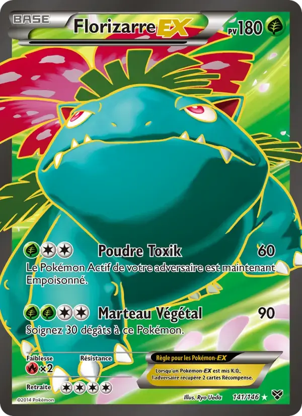 Carte Pokémon Florizarre EX #141 — XY