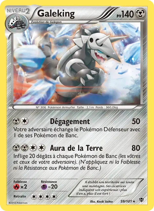 Carte Pokémon Galeking #59 — Explosion Plasma