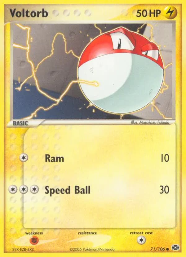 Voltorb #71 — Emerald