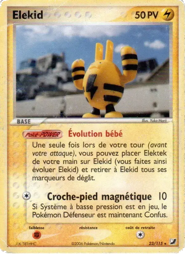 Carte Pokémon Elekid #23 — Forces Cachées