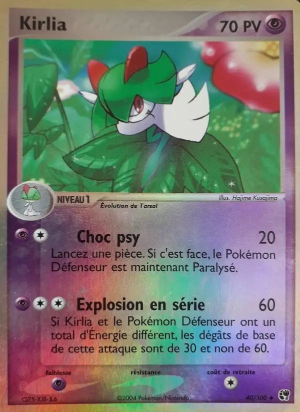 Carte Pokémon Kirlia #40 — Tempête de Sable