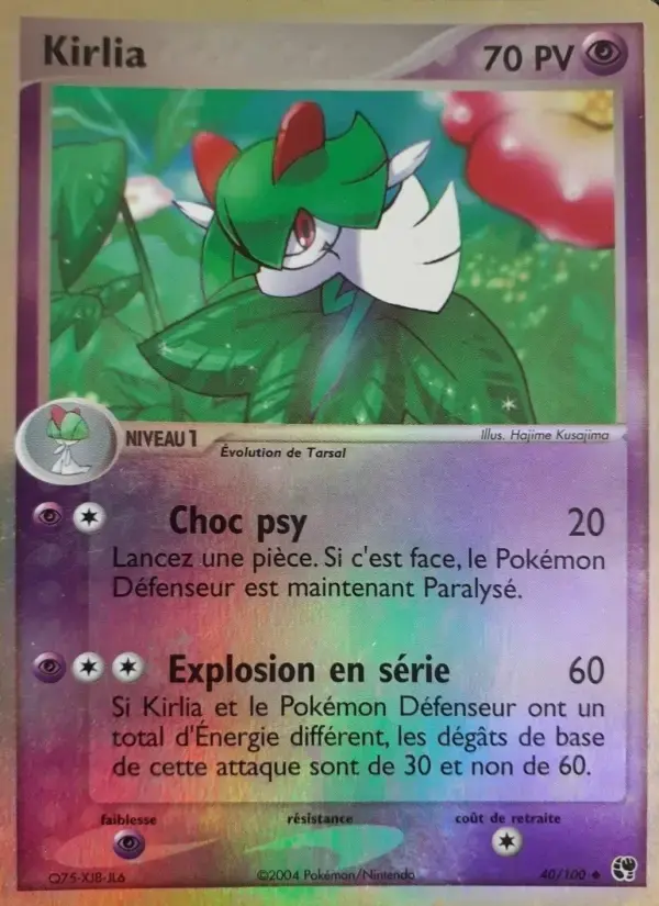 Carte Pokémon Kirlia #40 — Tempête de Sable