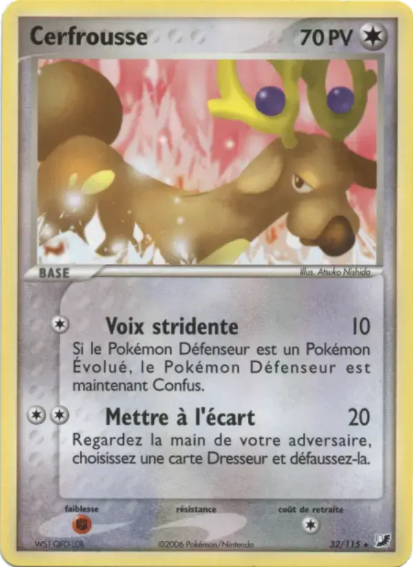 Carte Pokémon Cerfrousse #32 — Forces Cachées