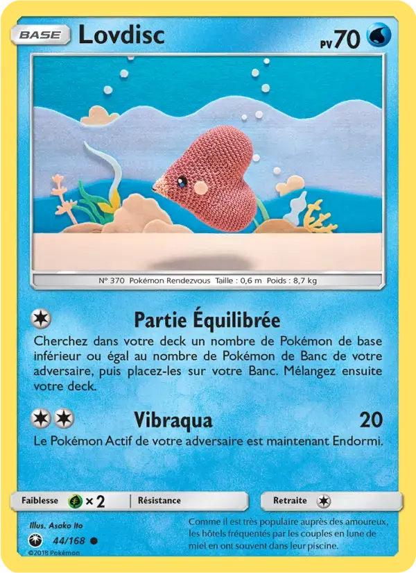 Carte Pokémon Lovdisc #44 — Tempête Céleste