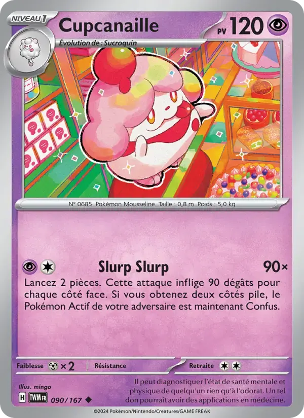 Carte Pokémon Cupcanaille #090 — Mascarade Crépusculaire