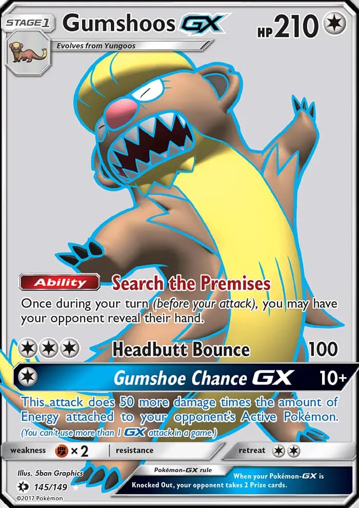 Gumshoos GX #145 — Sun & Moon