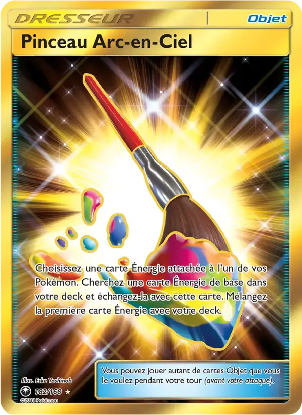 Carte Pokémon Pinceau Arc-en-Ciel #182 — Tempête Céleste