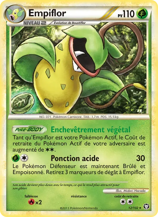 Carte Pokémon Empiflor #12 — Triomphe