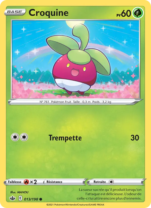 Carte Pokémon Croquine #13 — Règne de Glace