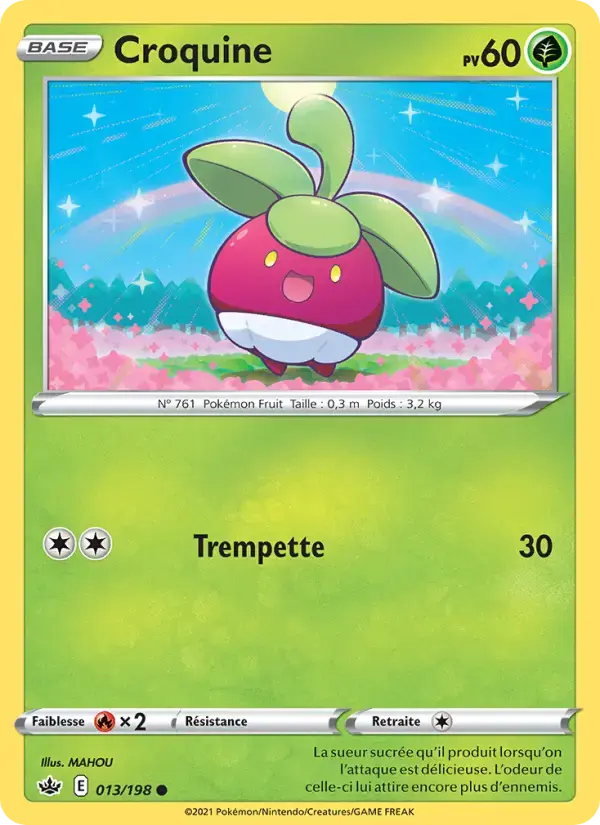 Carte Pokémon Croquine #13 — Règne de Glace