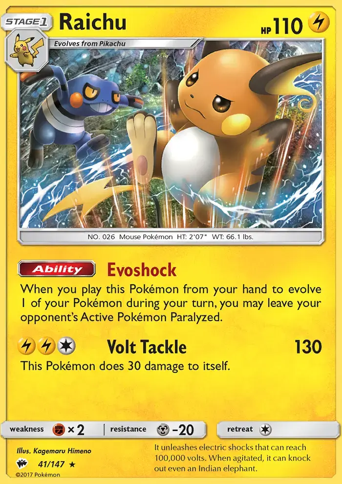 Raichu #41 — Burning Shadows