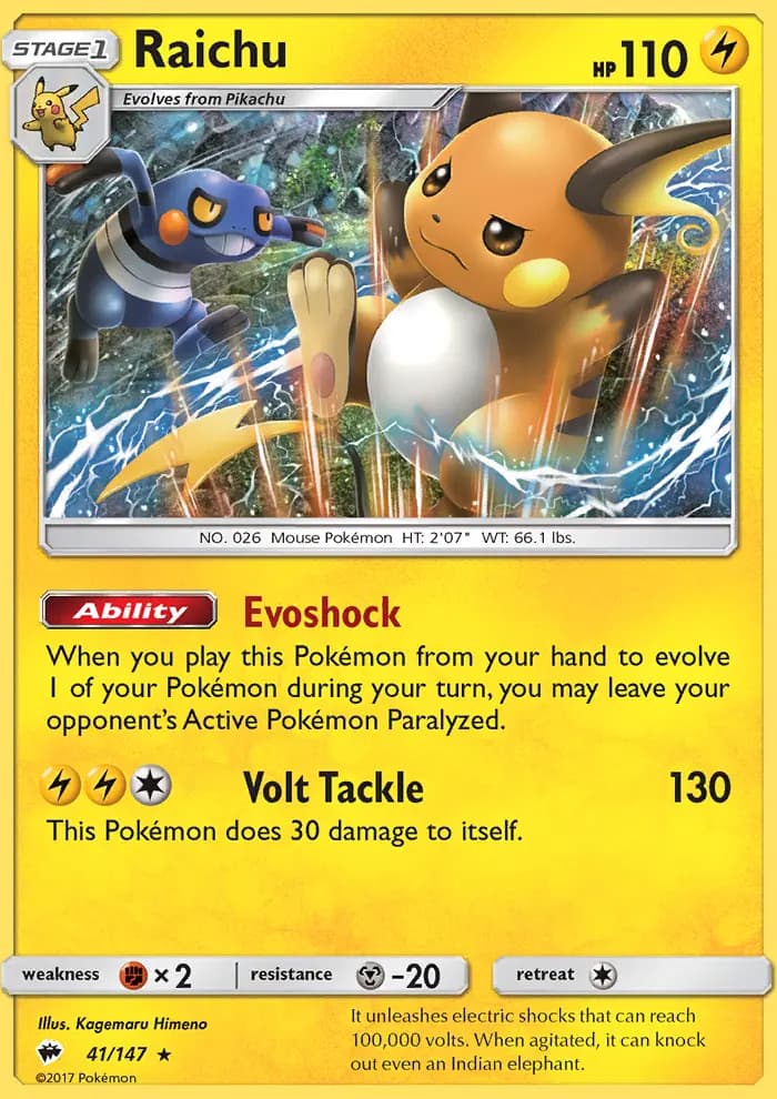 Raichu #41 — Burning Shadows
