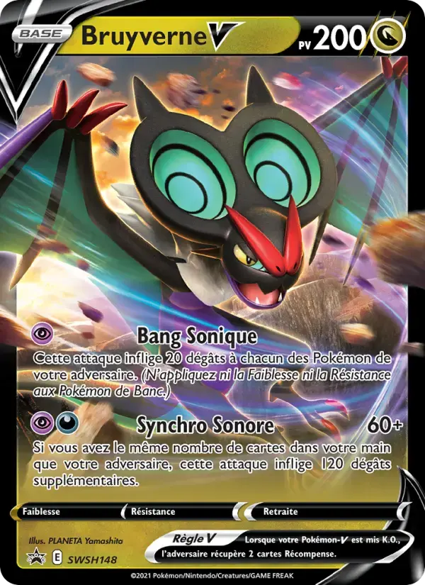 Carte Pokémon Bruyverne V #SWSH148 — Promos Épée et Bouclier
