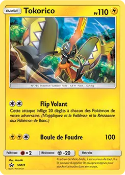 Carte Pokémon Tokorico #SM31 — Promos Soleil et Lune