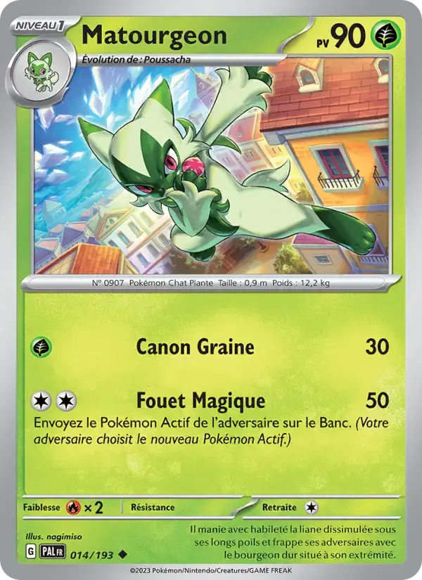 Carte Pokémon Matourgeon #014 — Évolutions à Paldea