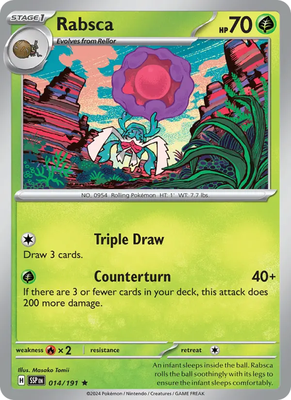 Carte Pokémon Bérasca #014 — Étincelles Déferlantes