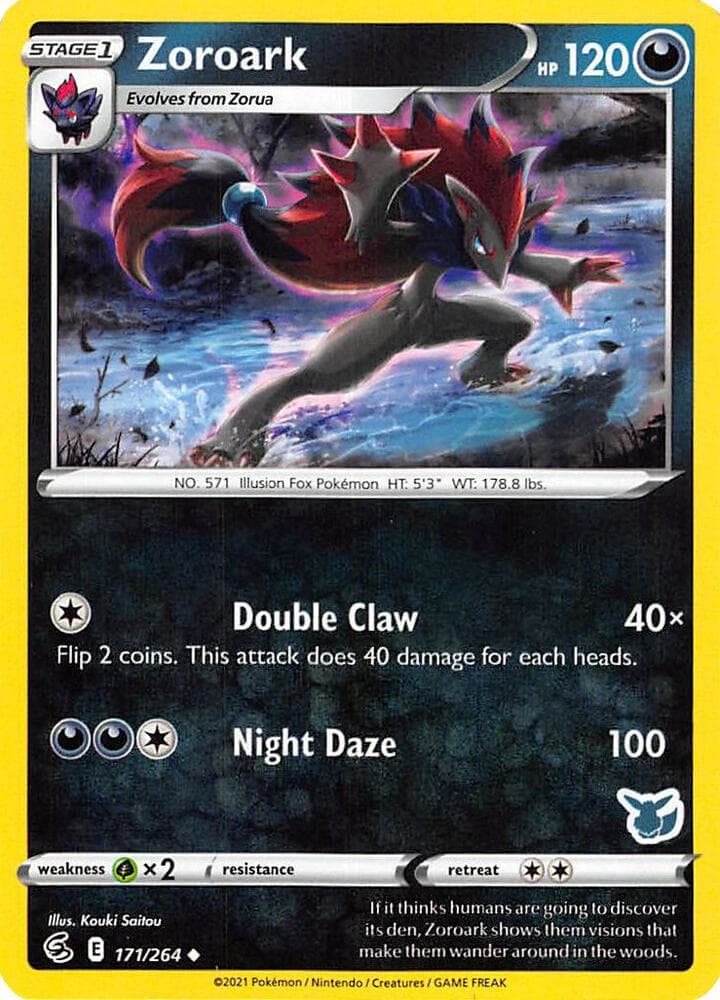 Zoroark #171 Stamp — Fusion Strike