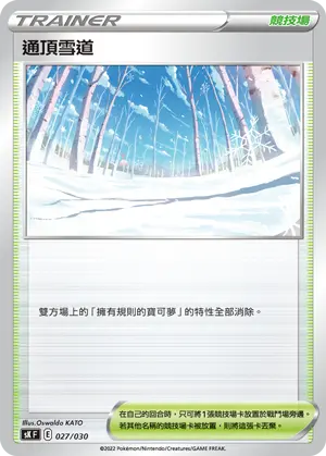 Carte Pokémon 通頂雪道 #027 — Skyridge