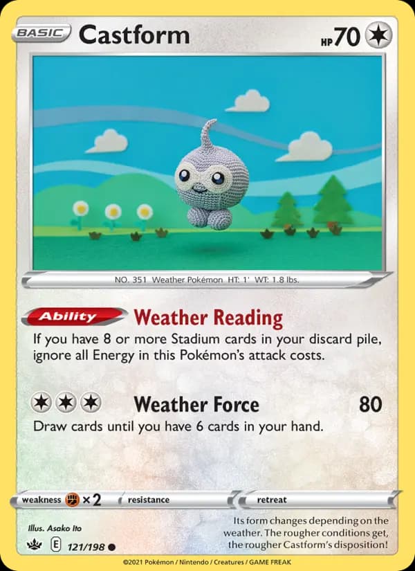 Castform #121 — Chilling Reign