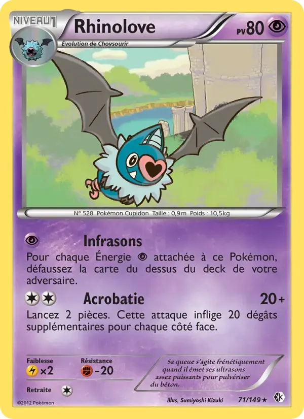 Carte Pokémon Rhinolove #71 — Frontières Franchies
