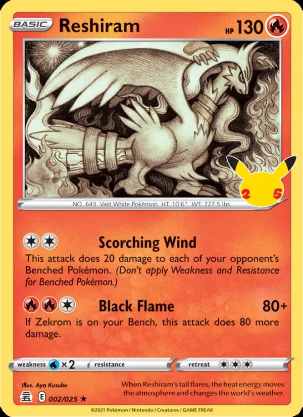 Reshiram #2 — Celebrations