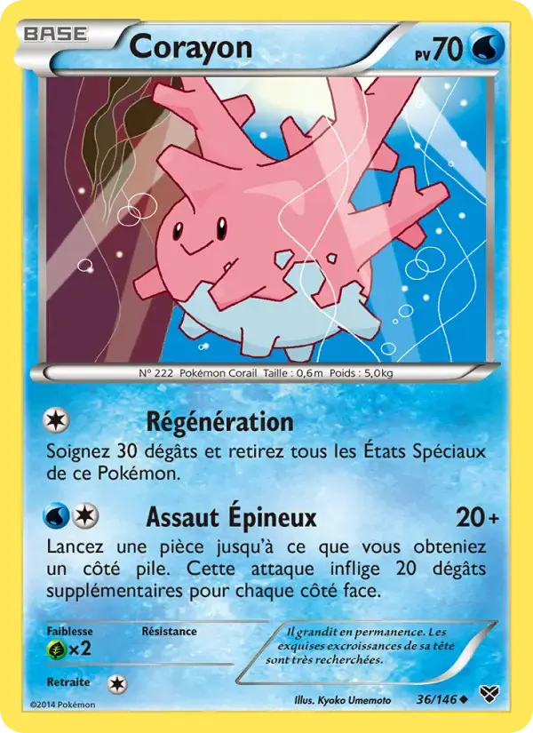 Carte Pokémon Corayon #36 — XY