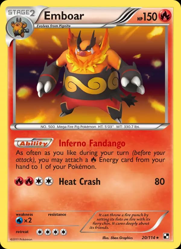 Emboar #20 — Black & White