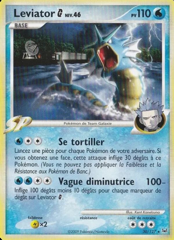 Carte Pokémon Leviator  #30 — Platine