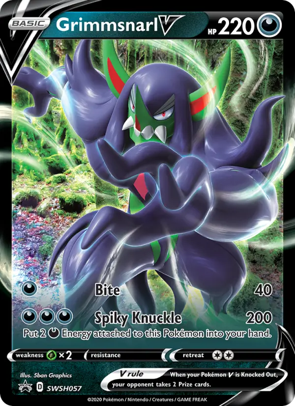 Carte Pokémon Angoliath V #SWSH057 — Promos Épée et Bouclier