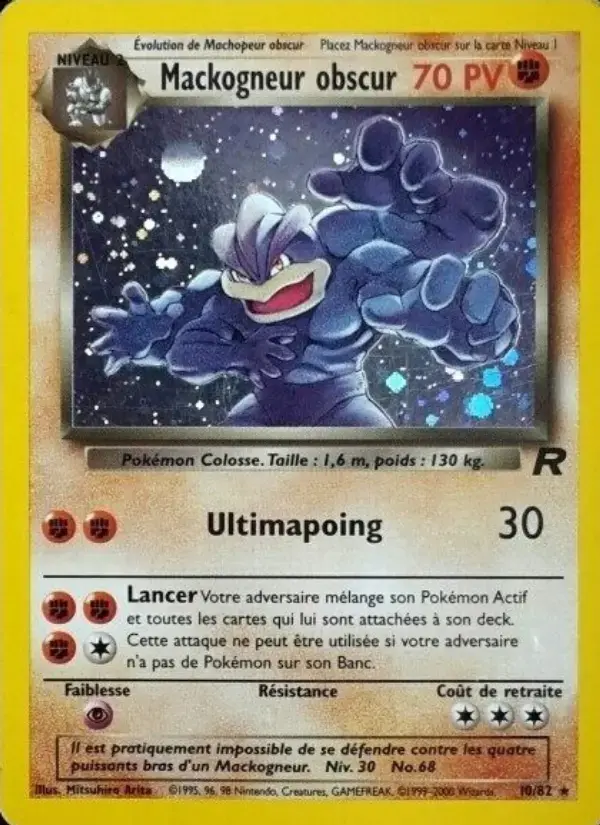 Carte Pokémon Mackogneur obscur #10 — Team Rocket
