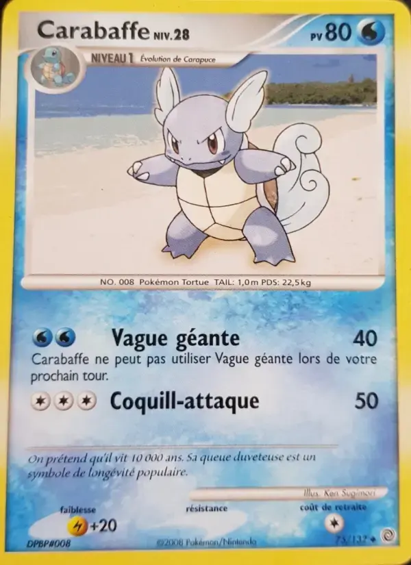 Carte Pokémon Carabaffe #75 — Merveilles Secrètes