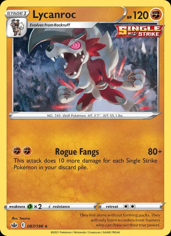 Lycanroc #87 — Chilling Reign